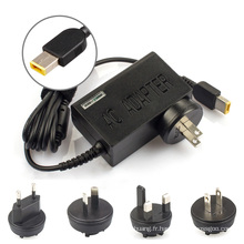 Portable 20V3.25A Adaptateur pour ordinateur portable Lenovo avec Yoga2 Travel Charger